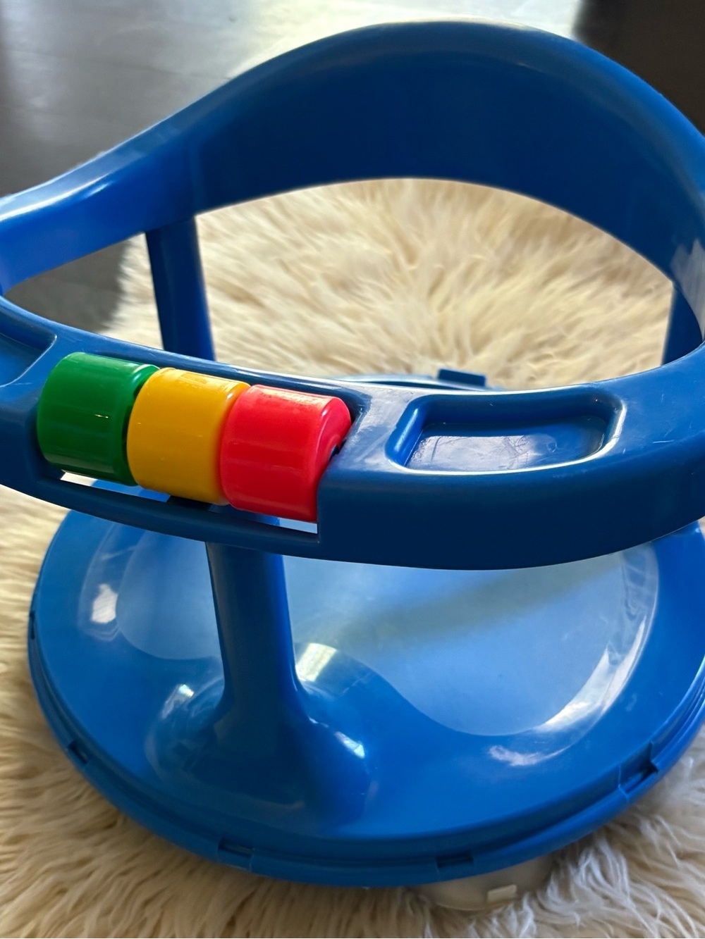 Vintage Safety 1st Swivel Baby Bath Tub Ring Chair Seat Suction Cup Made in USA